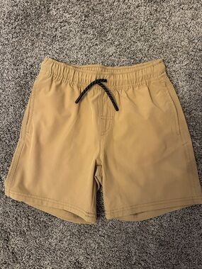 Cat & Jack Boys Drawstring Tan Shorts